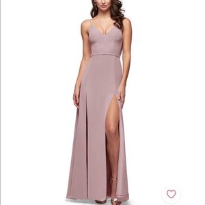 Azazie Mauve bridesmaid dress